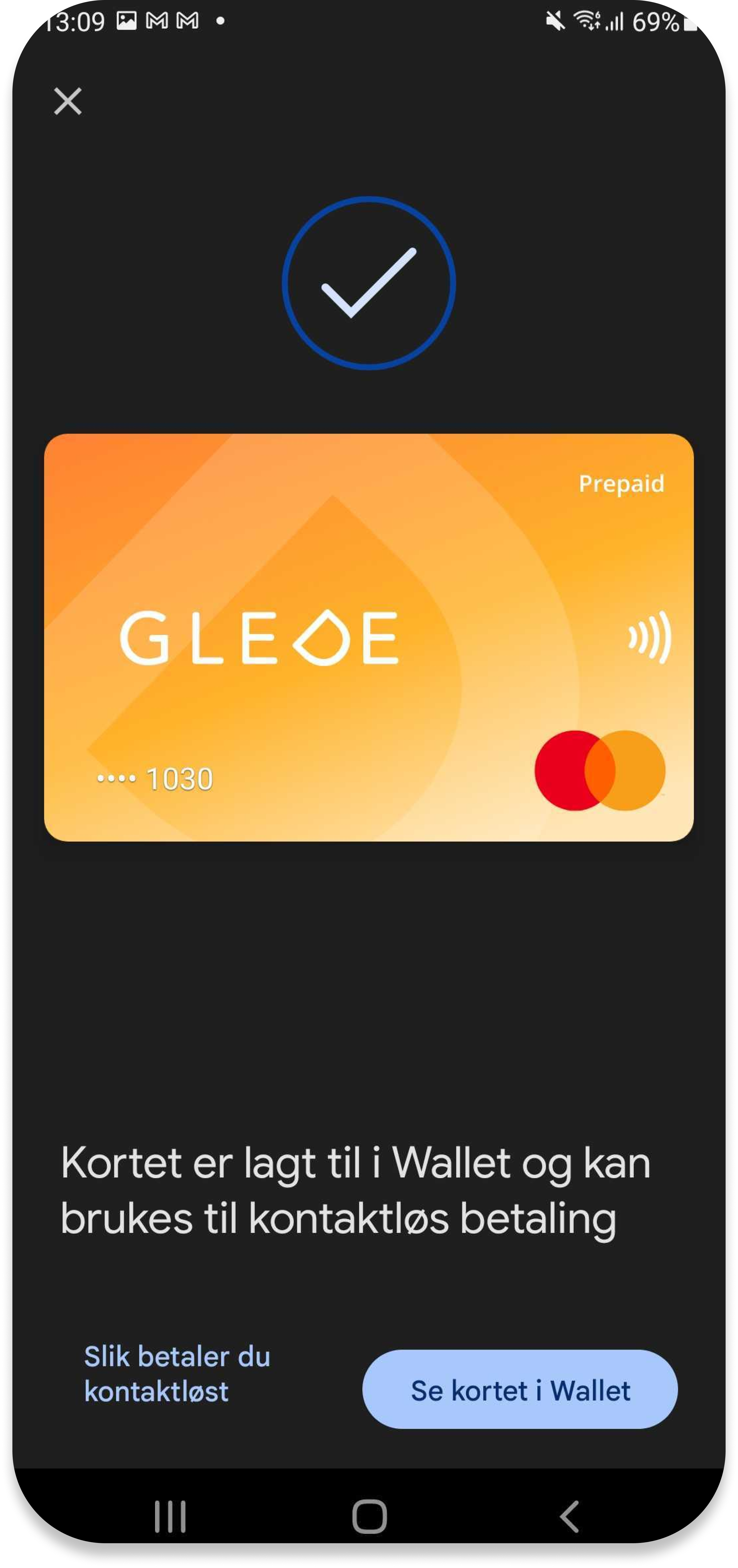 Google Wallet setup flow with the "Add to Google Wallet" button